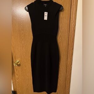 Express Strapless Black Dress